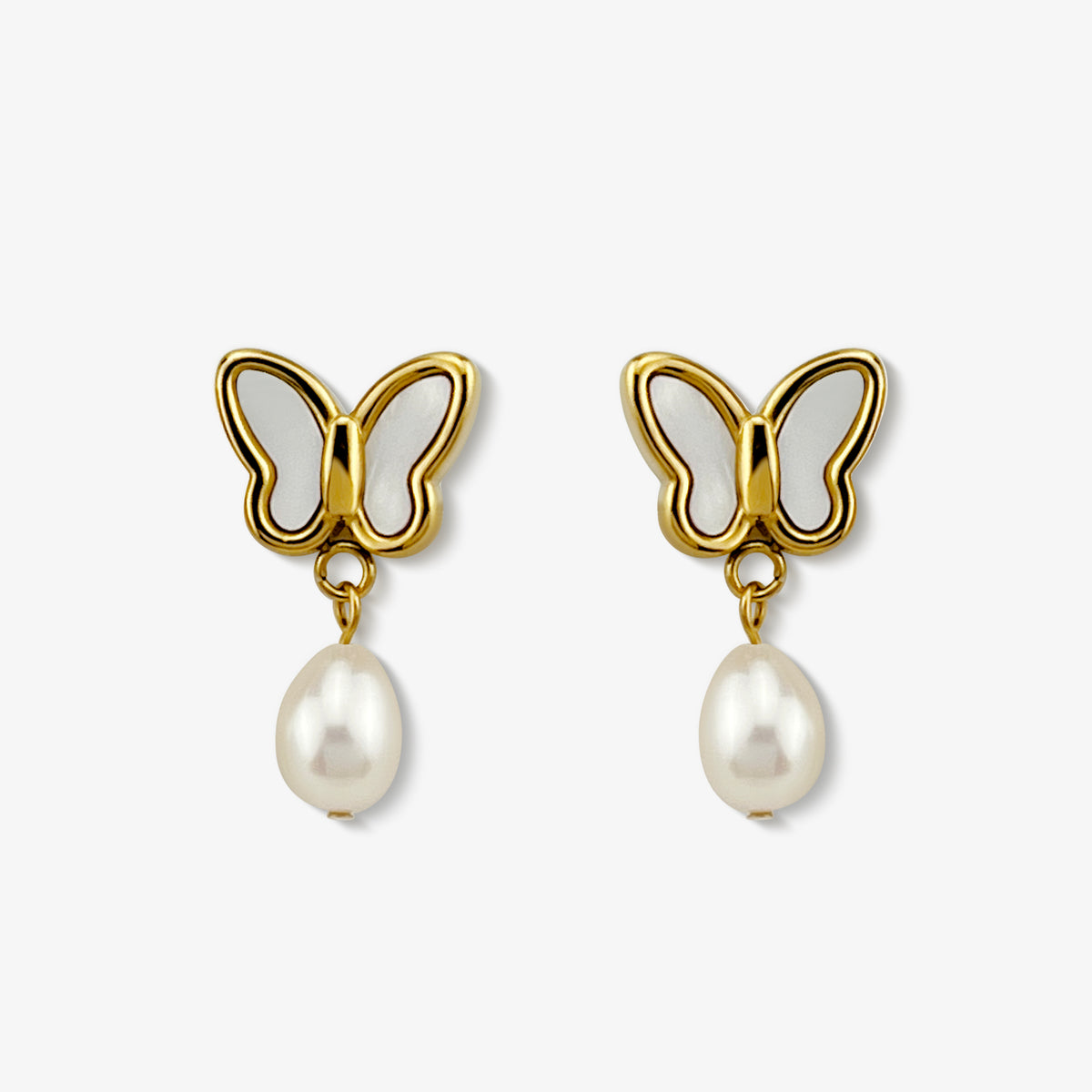 Shell Butterfly Earrings