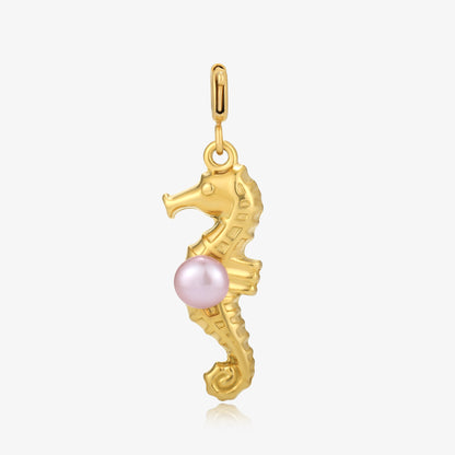 Fresh Water Pearl Sea Collection Detachable Pendants: Seahorse