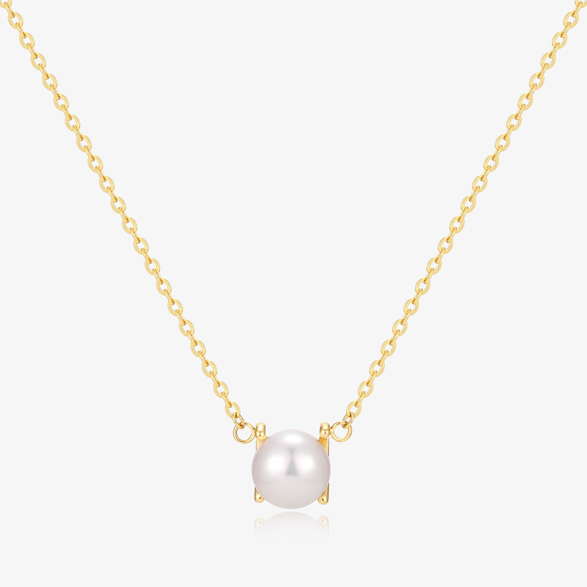 Simple Fresh Water Pearl Necklace