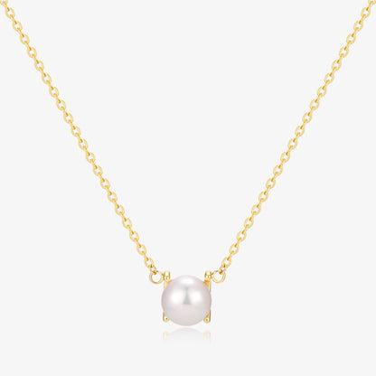 Simple Fresh Water Pearl Necklace