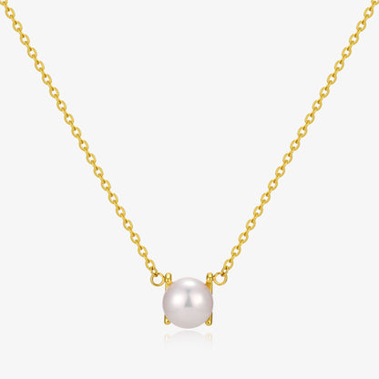 Simple Fresh Water Pearl Necklace