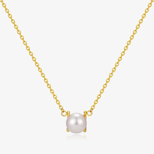 Simple Fresh Water Pearl Necklace
