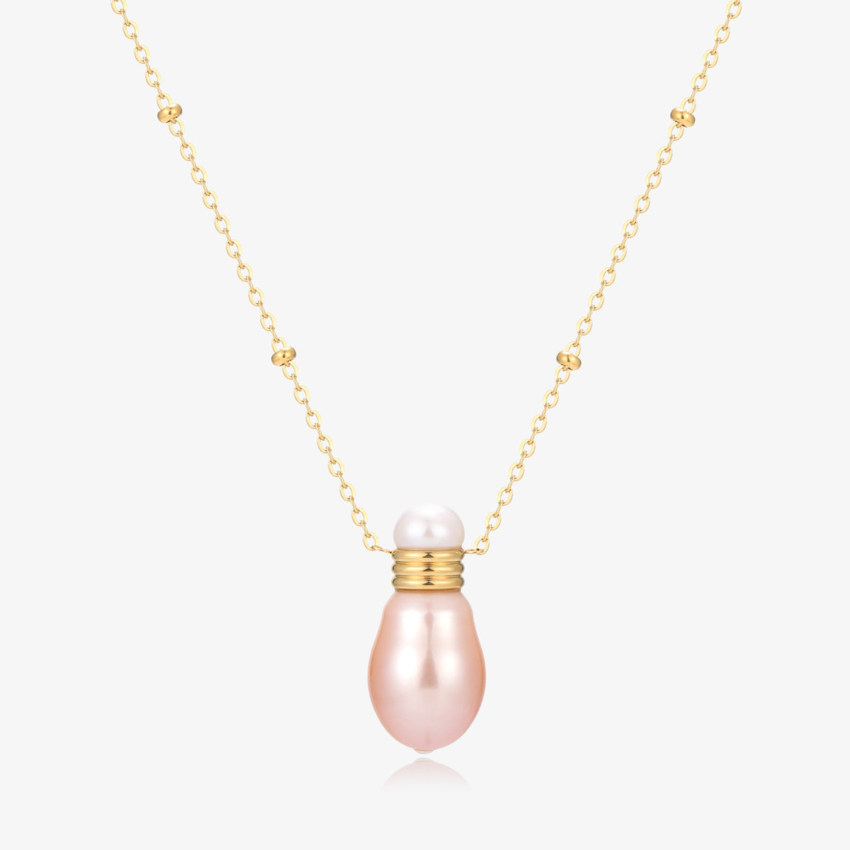 Christmas Ornament Design Pearl Necklace