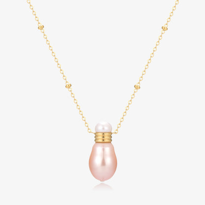 Christmas Ornament Design Pearl Necklace