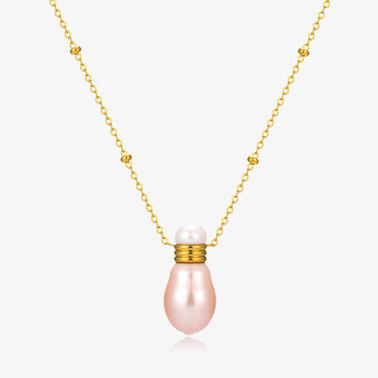 Christmas Ornament Design Pearl Necklace