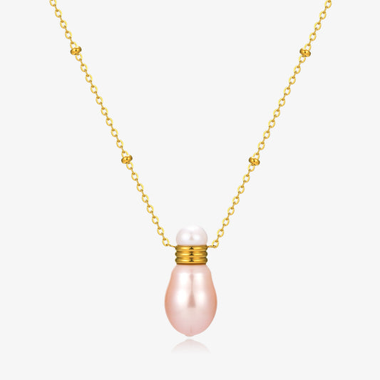 Christmas Ornament Design Pearl Necklace