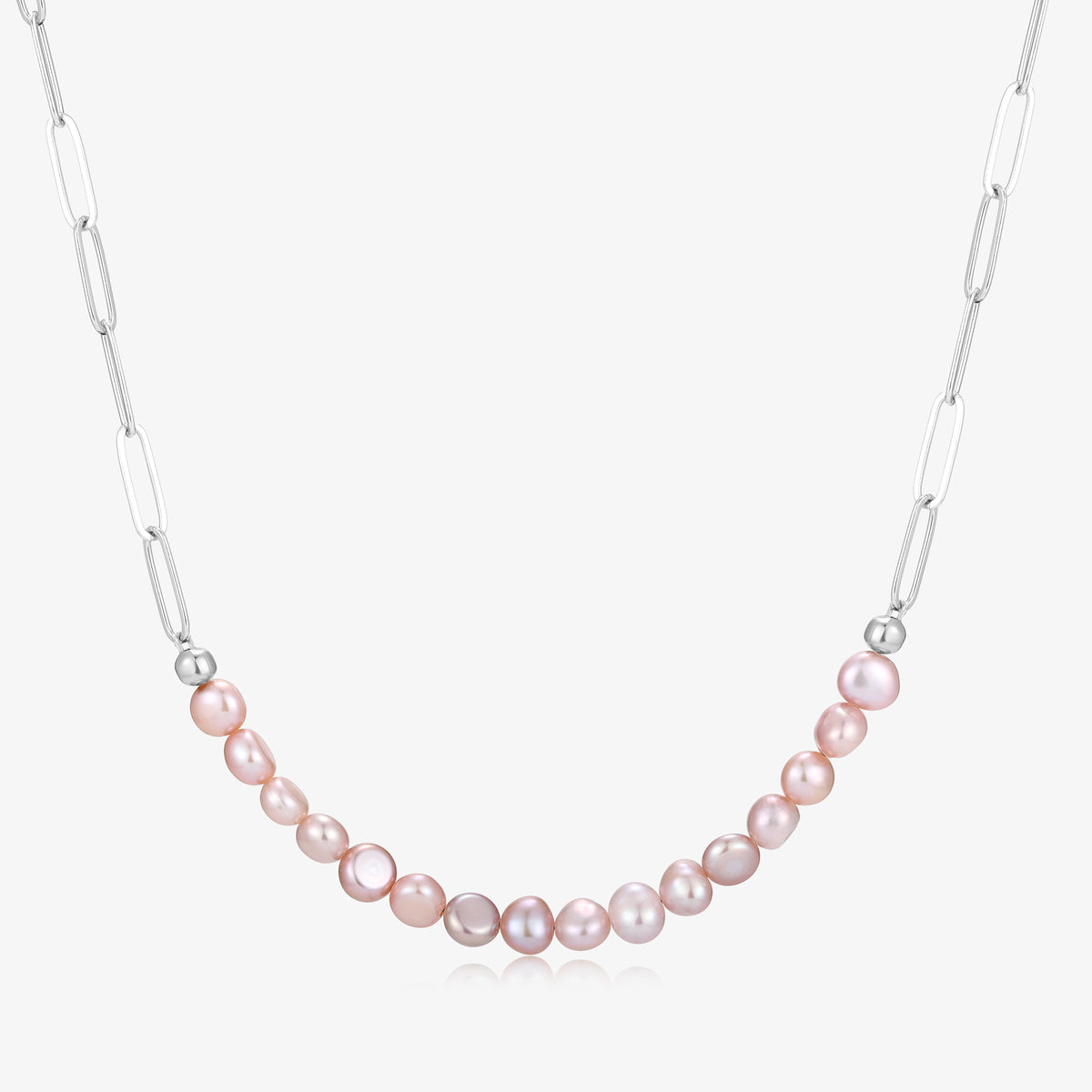 Smiling Face Design Fresh Water Pearl Necklace – 5–6mm