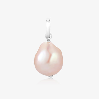 Huge Flame-ball Fresh Water Pearl Detachable Pendant