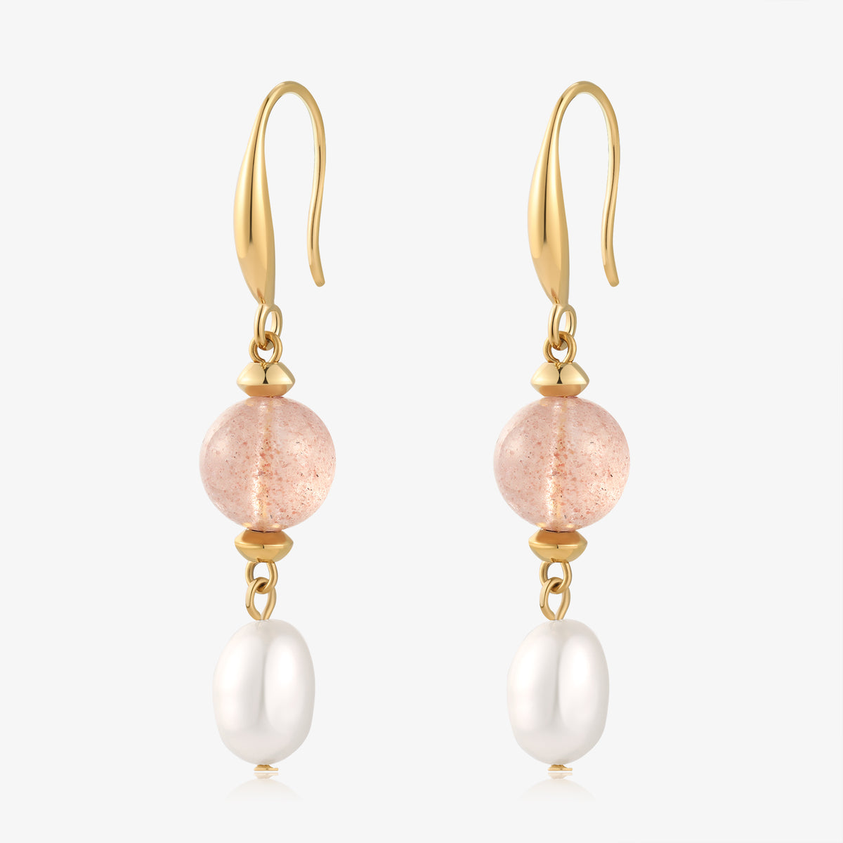 Ivy Rose Quartz Earrings