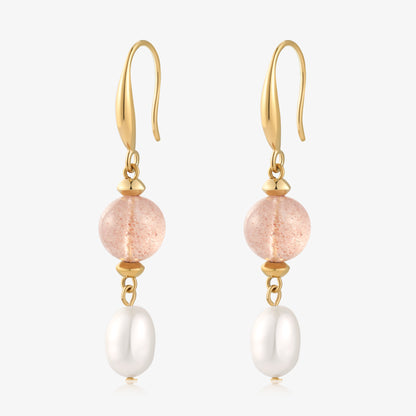 Ivy Rose Quartz Earrings