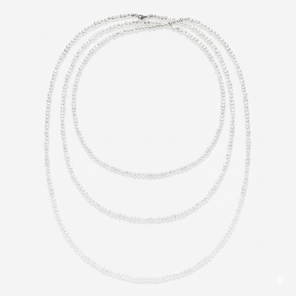 Hannah White Pearl Necklace