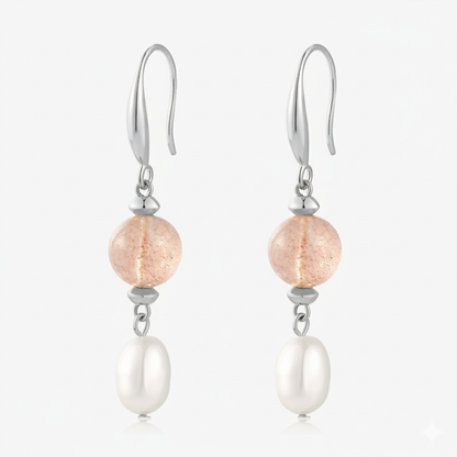 Ivy Rose Quartz Earrings